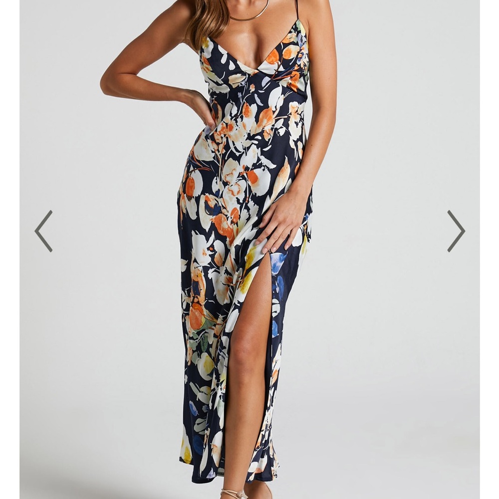 Showpo Satin Midi Dress